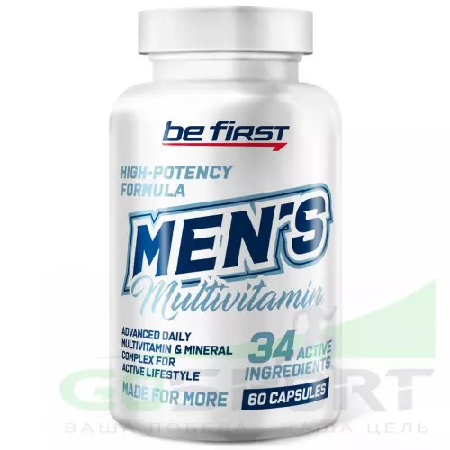 Витаминный комплекс Be First Men's multivitamin 60 капсул
