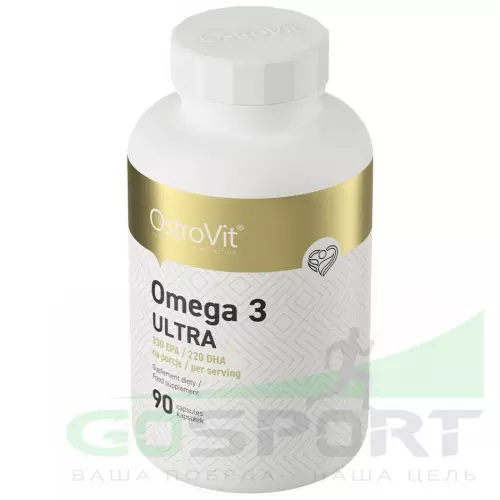 Омена-3 OstroVit Omega-3 Ultra 90 гелевых капсул