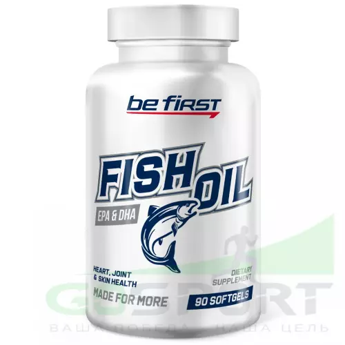 Омена-3 Be First Fish Oil omega-3 (рыбный жир 20% ПНЖК) 90 капсул