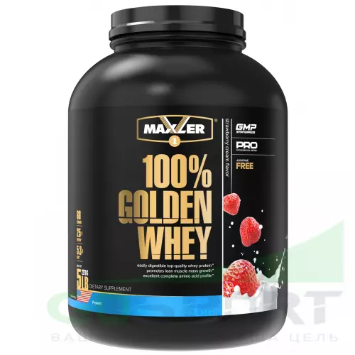 Комплексный протеин MAXLER (USA) 100% Golden Whey 2270 г, Клубничное мороженое