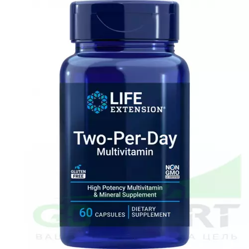 Витаминный комплекс Life Extension Two-Per-Day Multivitamin 60 капсул