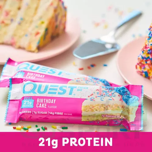 Протеиновый батончик Quest Nutrition Quest Bar 60 г, Праздничный торт