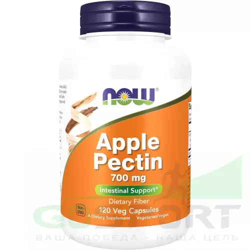  NOW FOODS Apple pectin 700 mg 120 веган капсул