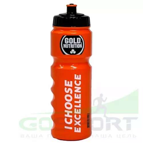  GoldNutrition Фляга пластиковая 750 мл, Оранжевый