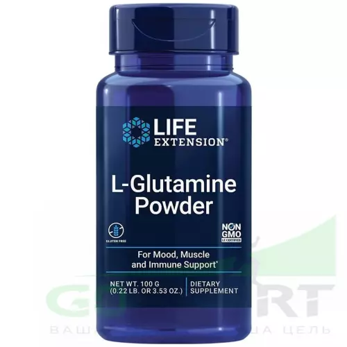 L-Глютамин Life Extension L-Glutamine Powder 100 г