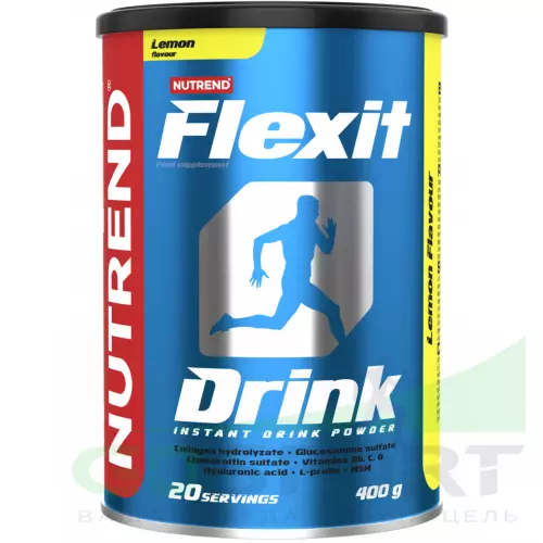 Комплекс хондропротекторов NUTREND Flexit Drink 400 г, Лимон