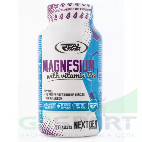  Real Pharm Magnesium+B6 90 таблеток