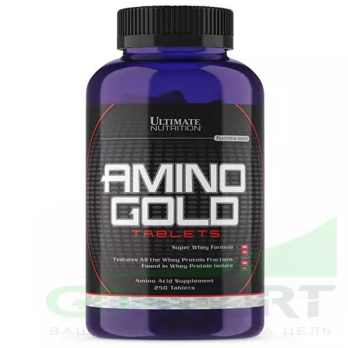Аминокислоты Ultimate Nutrition Amino Gold Formula (1000 mg) 2:1:1 250 таблеток, Нейтральный