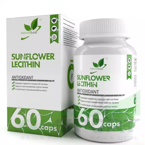 Лецитин NaturalSupp Sunflower lecithin 60 капсул, Нейтральный