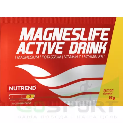  NUTREND MagnesLife Active Drink 15 г, Лимон