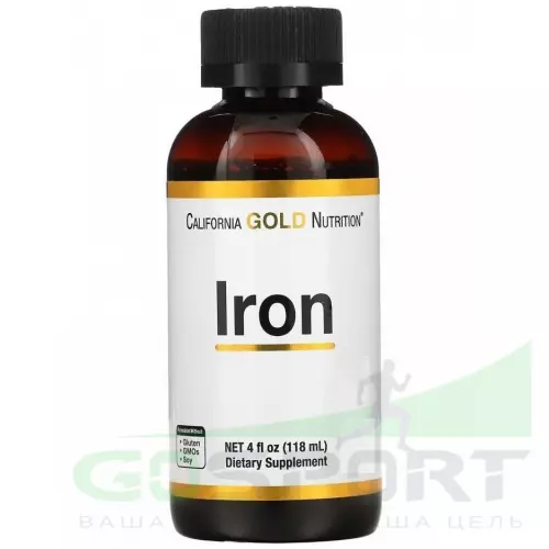  California Gold Nutrition Iron 118 мл