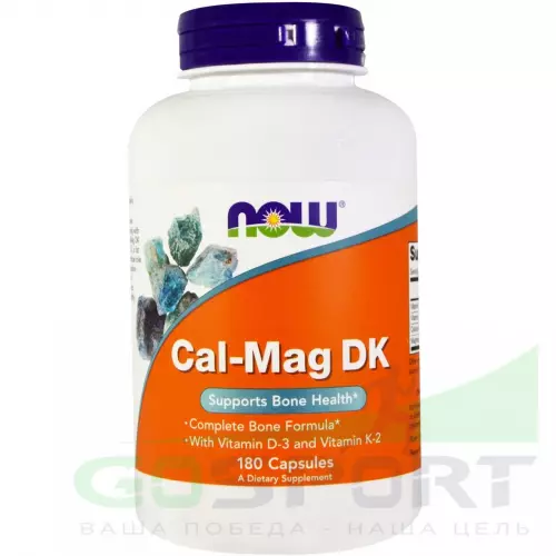  NOW FOODS Cal-Mag DK 180 капсул