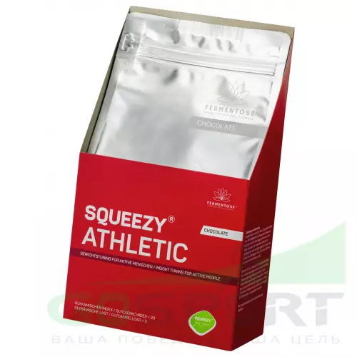 Заменитель питания SQUEEZY ATHLETIC 495 г, Шоколад