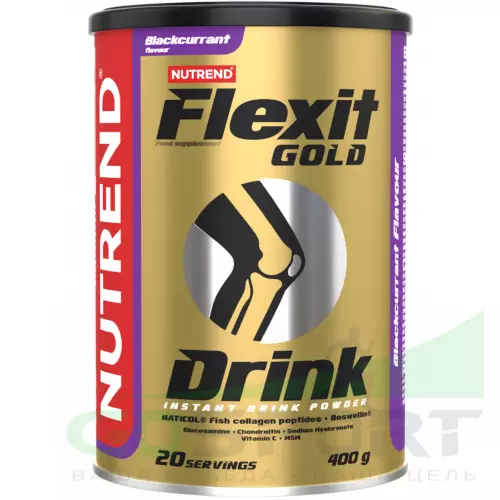 Комплекс хондропротекторов NUTREND FLEXIT GOLD DRINK 400 г, Черная смородина