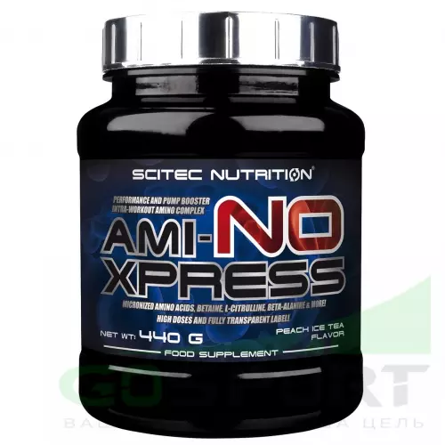 Аминокислоты Scitec Nutrition Ami-NO Xpress 440 г, Персиковый чай со льдом