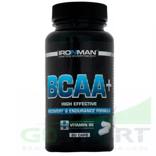 БСАА Ironman BCAA+ 2:1:1 60 капсул