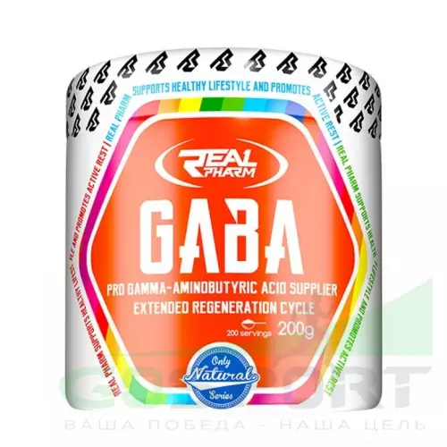  Real Pharm GABA Powder 200 г, Натуральный