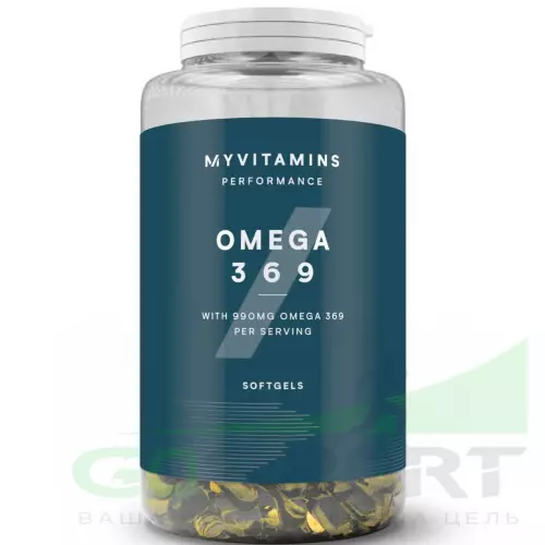 Омена-3 Myprotein Omega 3-6-9 120 капсул