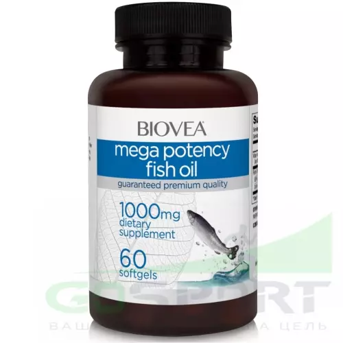 Омена-3 Biovea Omega-3 1000 мг 60 капсул
