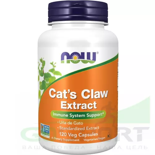  NOW FOODS Cat's Claw Extract, 10:1 Concentrate 120 веган капсул