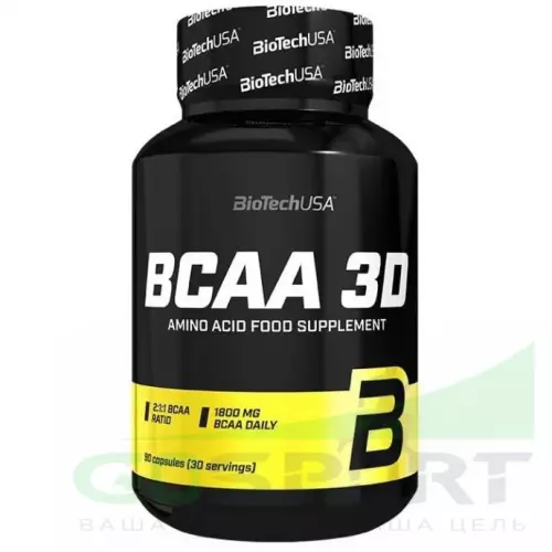 БСАА BiotechUSA BCAA 3D 2:1:1 90 капсул