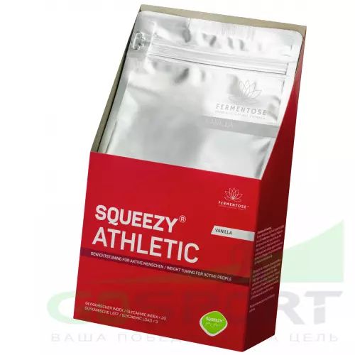 Заменитель питания SQUEEZY ATHLETIC 495 г, Ваниль