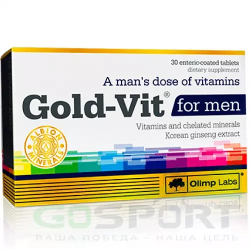 Витаминный комплекс OLIMP Gold-Vit for men 30 таб