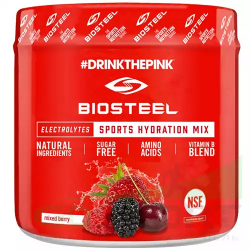 Изотоник BioSteel Sports Hydration Mix 140 г, Ягодный микс