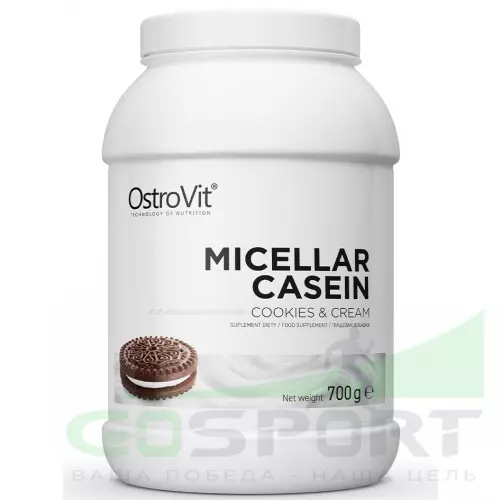 Казеиновый протеин OstroVit Micellar Casein 700 г, Печенье-сливки