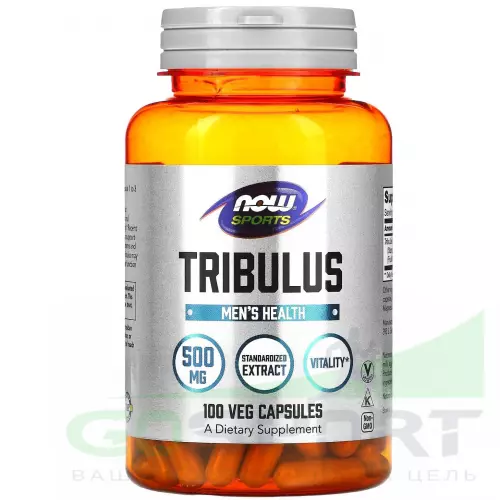  NOW FOODS Tribulus 500 mg 100 Вегетарианские капсулы
