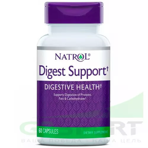  Natrol Digest Support 60 капсул, Нейтральный