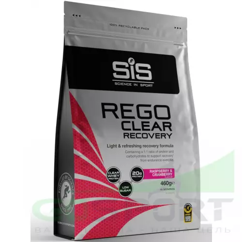 Восстановление SCIENCE IN SPORT (SiS) REGO Clear Recovery 450 г, Малина - клюква