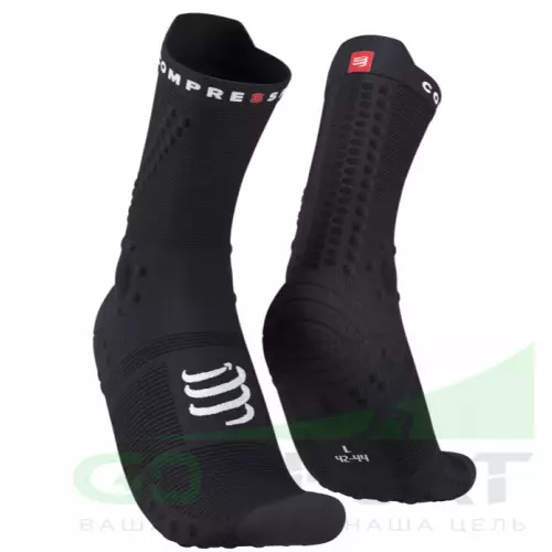 Компрессионные носки Compressport Носки V4 Trail Black T4