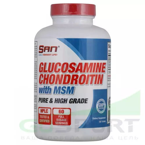  SAN Glucosamine-Chondroitin-MSM 180 таблеток