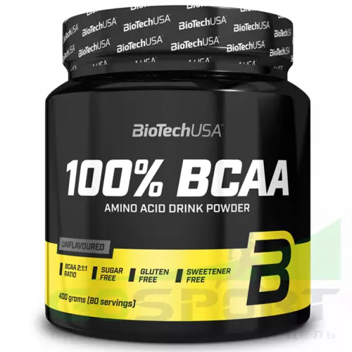 БСАА BiotechUSA 100% BCAA 2:1:1 400 г, Нейтральный