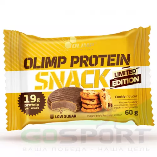 Протеиновый батончик OLIMP Protein Snack 60 г 1 x 60 г, Печенье