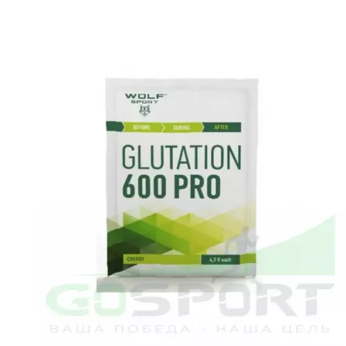 L-Глютамин WolfSport Glutation 600 PRO 20 x 4,5 г, Вишня