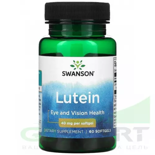  Swanson Ultra Lutein 40 mg 60 капсул