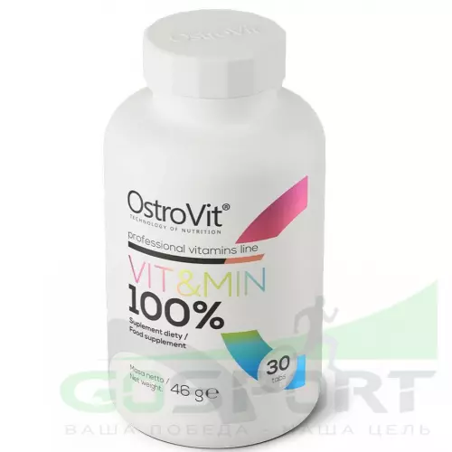 Витаминный комплекс OstroVit VIT&MIN 100% 30 таблеток