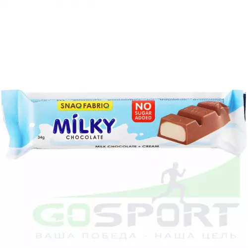 Протеиновый батончик SNAQ FABRIQ Milky 34 г, Сливочный