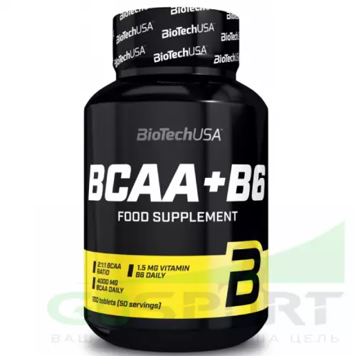  BiotechUSA BCAA+B6 2:1:1 100 таблеток, Нейтральный