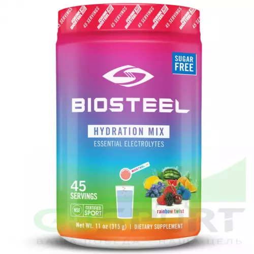 Изотоник BioSteel Sports Hydration Mix 315 г, Фруктовый твист
