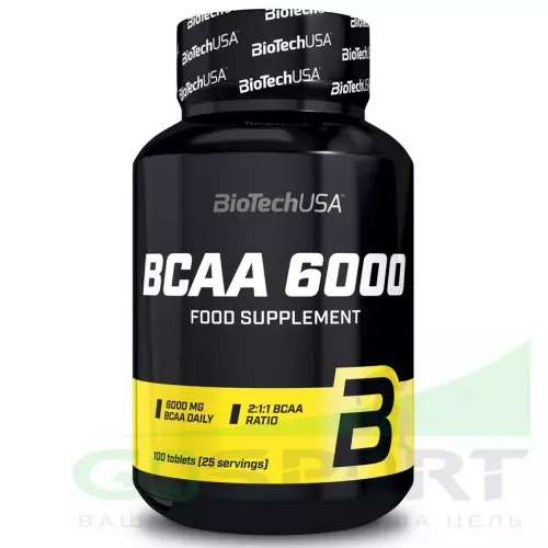  BiotechUSA BCAA 6000 2:1:1 100 таблеток, Нейтральный