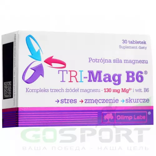  OLIMP Tri-Mag B6 30 таблеток
