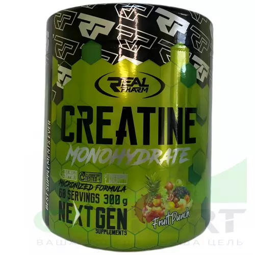  Real Pharm Creatine 300 г, Фруктовый пунш