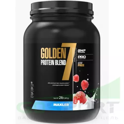  MAXLER Golden 7 Protein Blend 907 г, Клубника