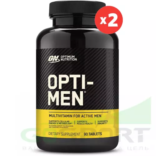  OPTIMUM NUTRITION OPTI-MEN 2 х 90 таблеток, Нейтральный