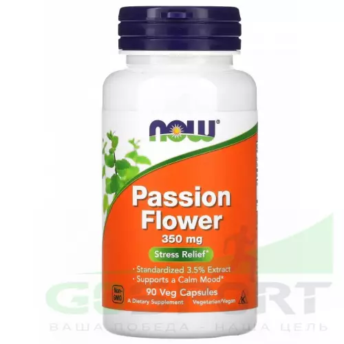  NOW FOODS Passion Flower 350 mg 90 веган капсул