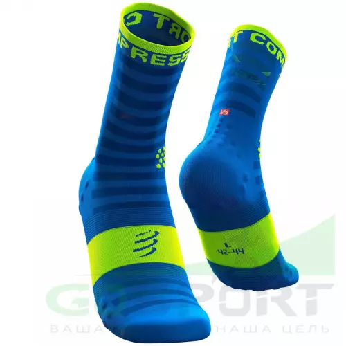Компрессионные носки Compressport Носки Run Ultralight High v3 Голубой T4