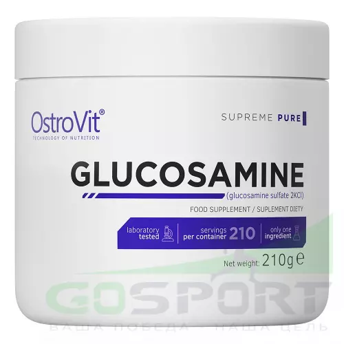  OstroVit Glucosamine supreme PURE 210 г, Натуральный